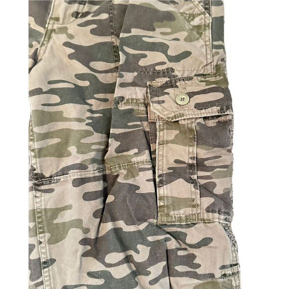 ‘90s Camo Cargo Steve and Barry’s Relaxed Baggy Unisex Jeans Size 34x32 - Picture 9 of 9